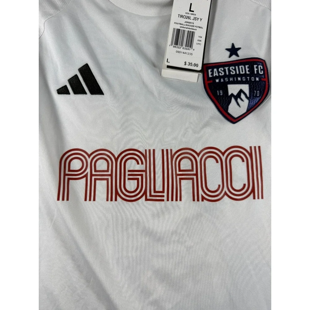 NEW adidas Eastside FC Washington Soccer Futbol jersey Youth size L 13-14Y